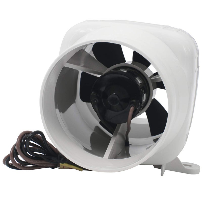 NovelBee 12V 270CFM Electric 4" in-Line Marine Bilge Air Blower with Six Blade Fan Maximize Air Flow and Efficiency - Image 5